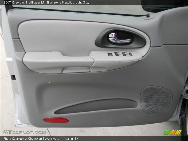 Silverstone Metallic / Light Gray 2007 Chevrolet TrailBlazer LS