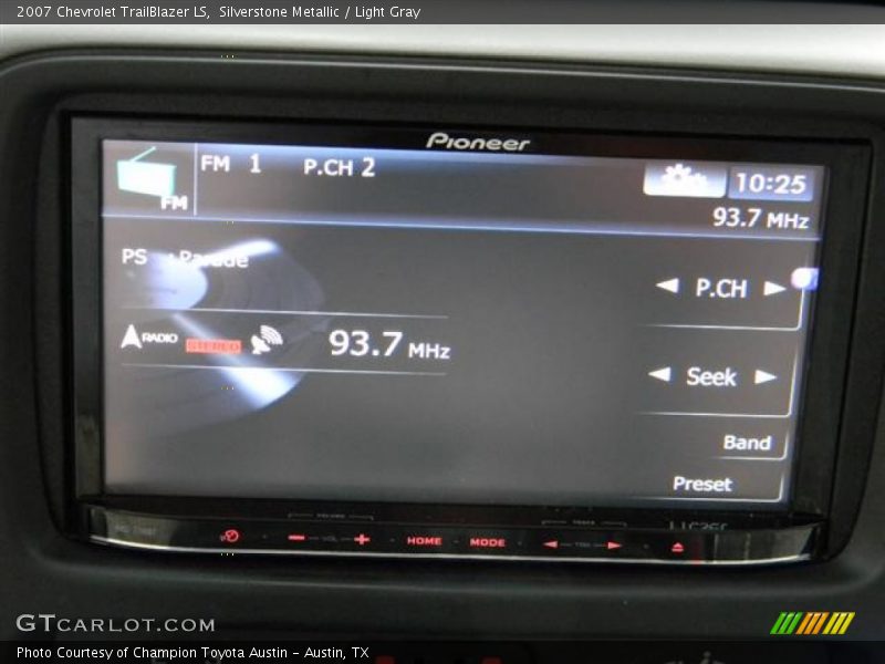 Silverstone Metallic / Light Gray 2007 Chevrolet TrailBlazer LS