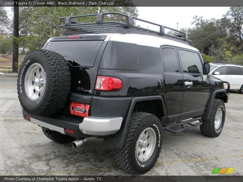 Black Diamond / Dark Charcoal 2007 Toyota FJ Cruiser 4WD