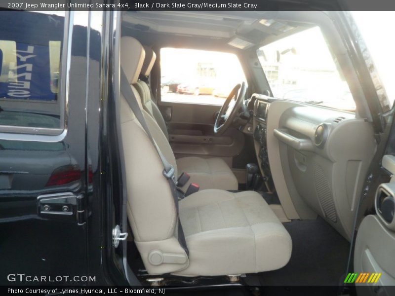 Black / Dark Slate Gray/Medium Slate Gray 2007 Jeep Wrangler Unlimited Sahara 4x4