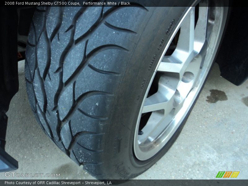 Performance White / Black 2008 Ford Mustang Shelby GT500 Coupe