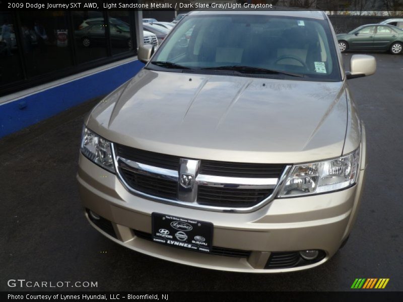 Light Sandstone Metallic / Dark Slate Gray/Light Graystone 2009 Dodge Journey SXT AWD