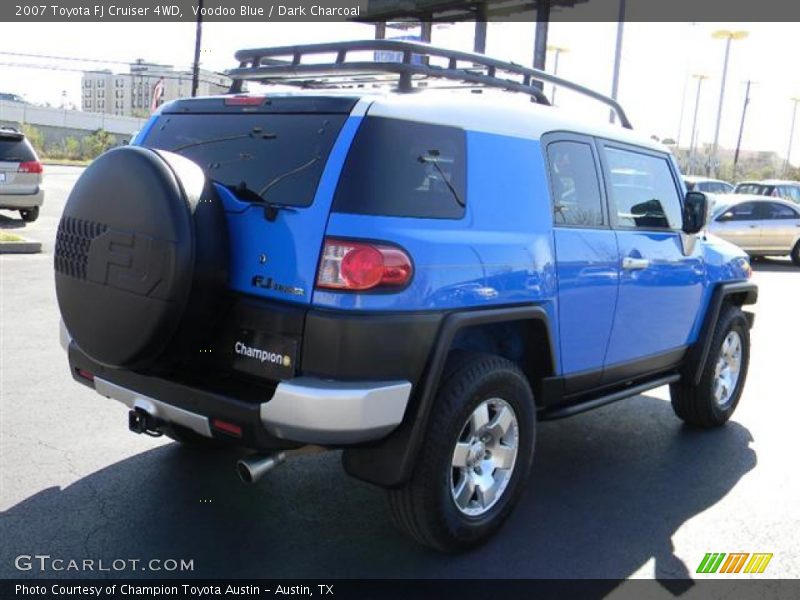 Voodoo Blue / Dark Charcoal 2007 Toyota FJ Cruiser 4WD