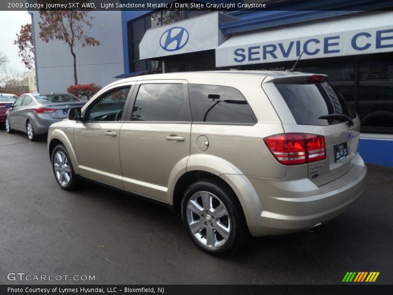 Light Sandstone Metallic / Dark Slate Gray/Light Graystone 2009 Dodge Journey SXT AWD