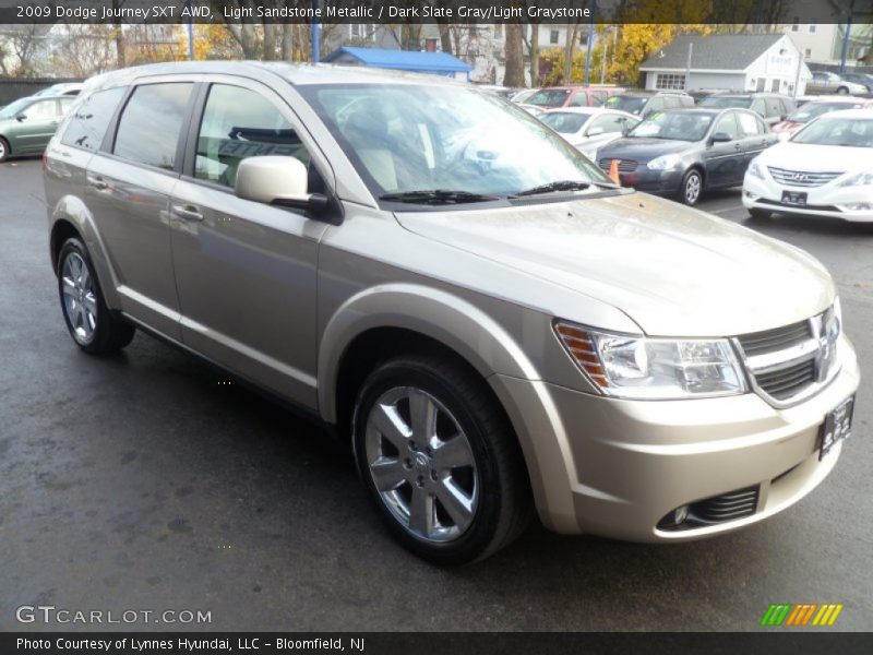 Light Sandstone Metallic / Dark Slate Gray/Light Graystone 2009 Dodge Journey SXT AWD