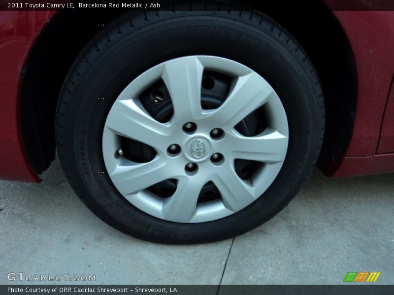 Barcelona Red Metallic / Ash 2011 Toyota Camry LE