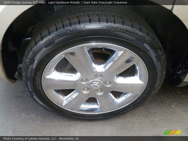 Light Sandstone Metallic / Dark Slate Gray/Light Graystone 2009 Dodge Journey SXT AWD