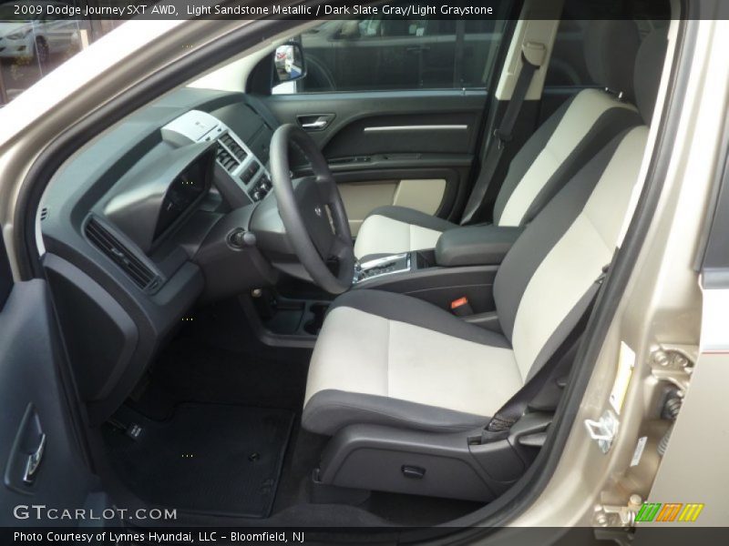 Light Sandstone Metallic / Dark Slate Gray/Light Graystone 2009 Dodge Journey SXT AWD