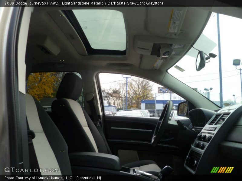 Light Sandstone Metallic / Dark Slate Gray/Light Graystone 2009 Dodge Journey SXT AWD
