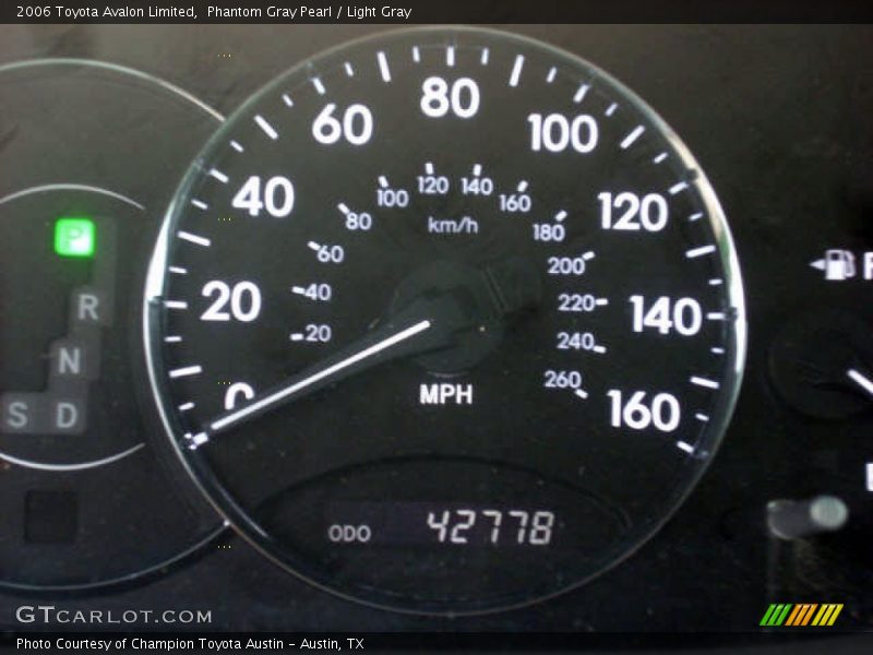 Phantom Gray Pearl / Light Gray 2006 Toyota Avalon Limited