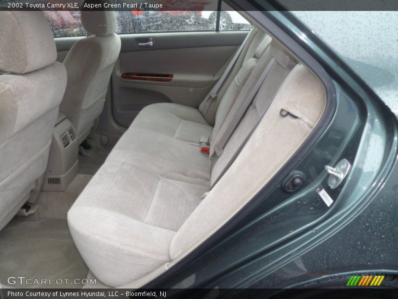 Aspen Green Pearl / Taupe 2002 Toyota Camry XLE