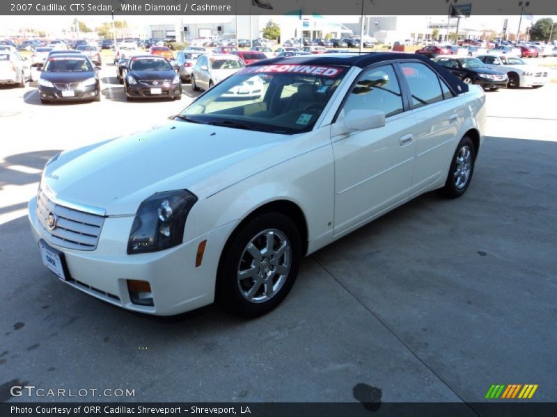 White Diamond / Cashmere 2007 Cadillac CTS Sedan