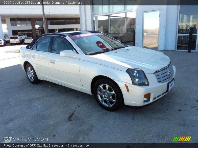White Diamond / Cashmere 2007 Cadillac CTS Sedan