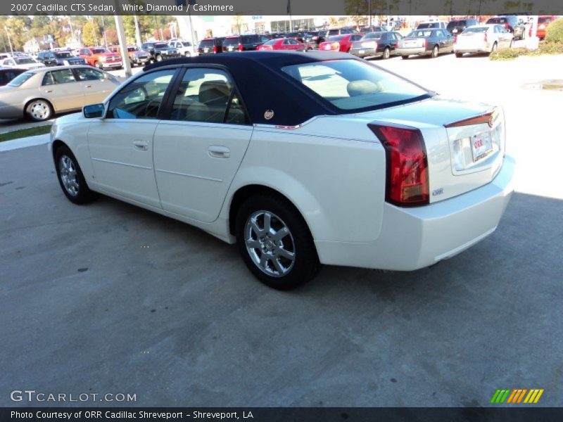 White Diamond / Cashmere 2007 Cadillac CTS Sedan