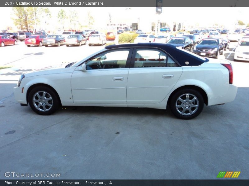 White Diamond / Cashmere 2007 Cadillac CTS Sedan