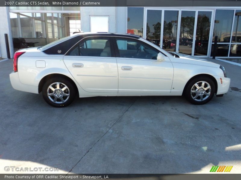 White Diamond / Cashmere 2007 Cadillac CTS Sedan