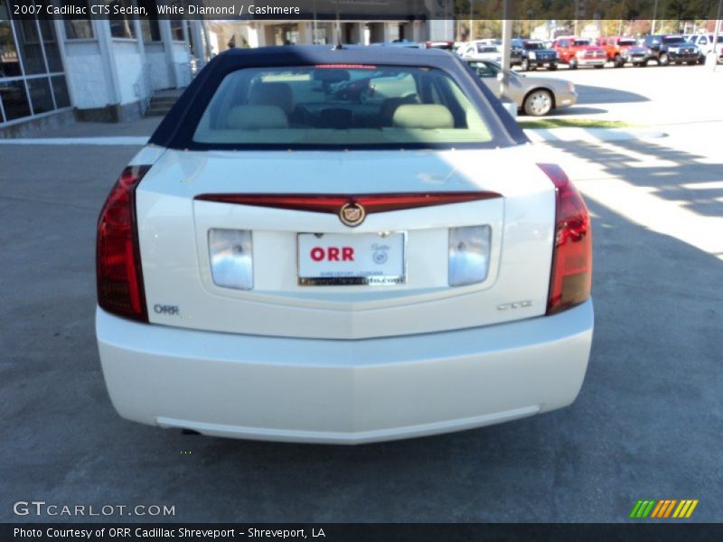 White Diamond / Cashmere 2007 Cadillac CTS Sedan