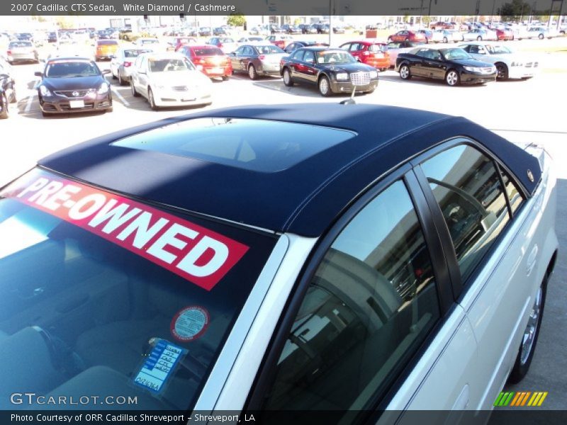 White Diamond / Cashmere 2007 Cadillac CTS Sedan