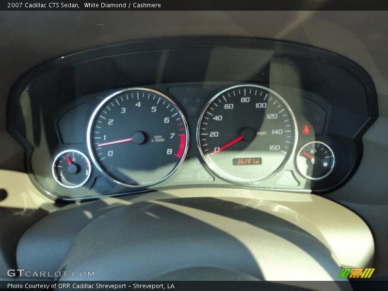 White Diamond / Cashmere 2007 Cadillac CTS Sedan