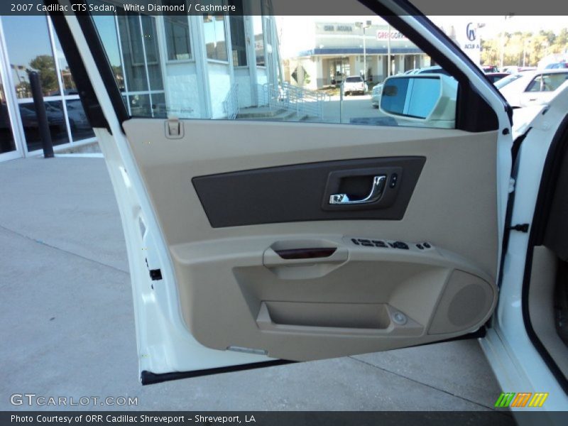 White Diamond / Cashmere 2007 Cadillac CTS Sedan