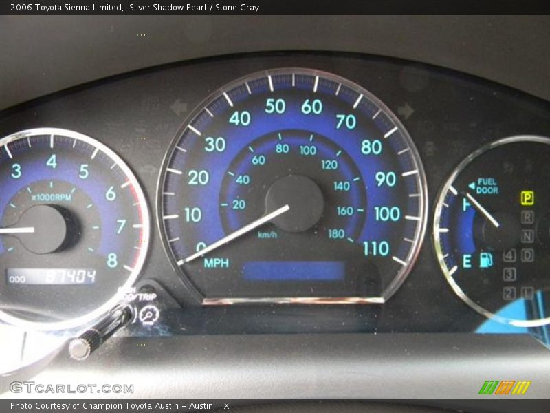 Silver Shadow Pearl / Stone Gray 2006 Toyota Sienna Limited