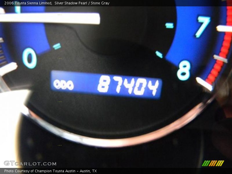 Silver Shadow Pearl / Stone Gray 2006 Toyota Sienna Limited