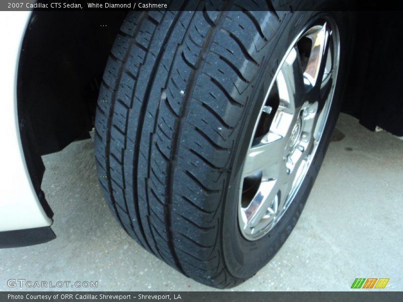 White Diamond / Cashmere 2007 Cadillac CTS Sedan