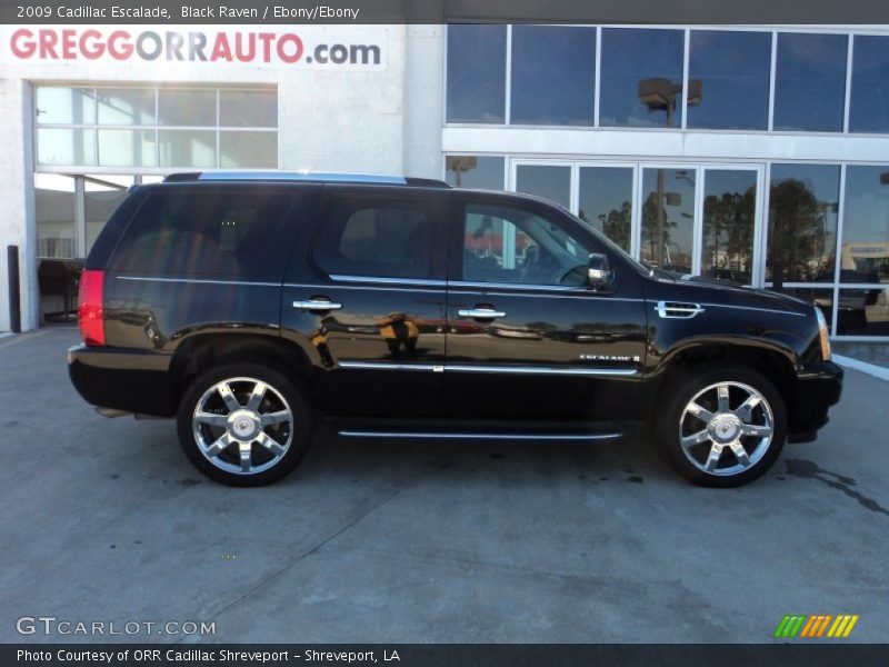 Black Raven / Ebony/Ebony 2009 Cadillac Escalade