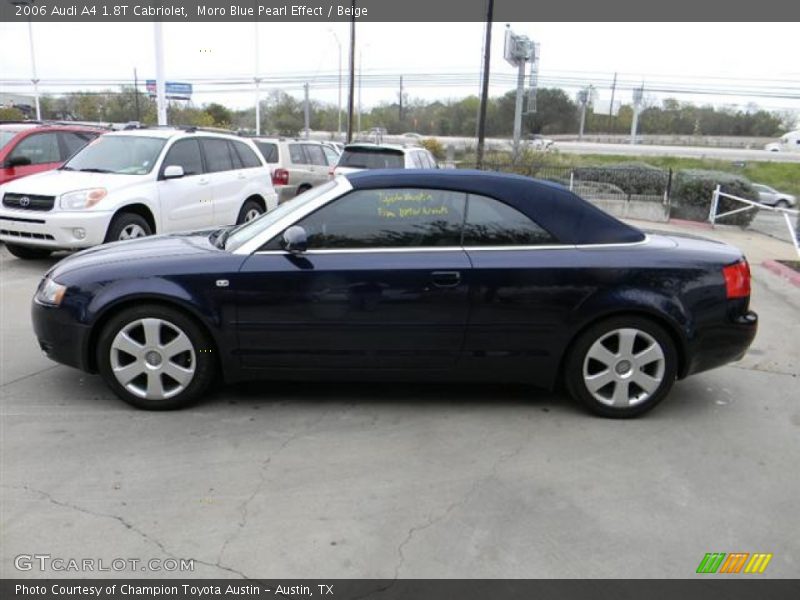 Moro Blue Pearl Effect / Beige 2006 Audi A4 1.8T Cabriolet