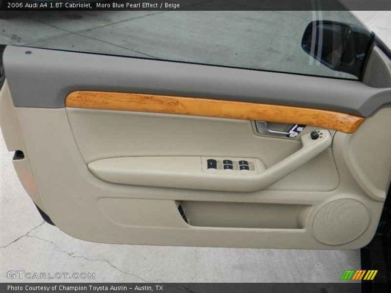 Moro Blue Pearl Effect / Beige 2006 Audi A4 1.8T Cabriolet
