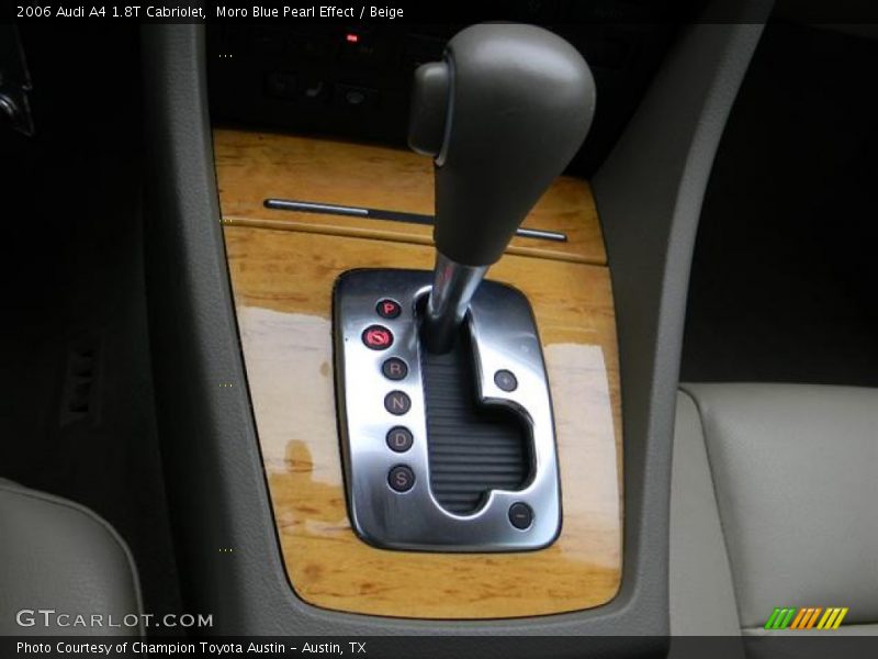 Moro Blue Pearl Effect / Beige 2006 Audi A4 1.8T Cabriolet