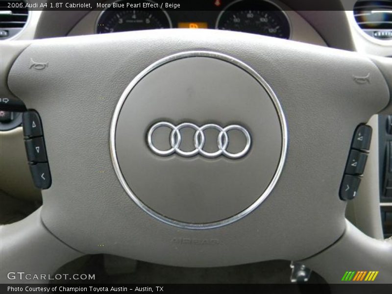 Moro Blue Pearl Effect / Beige 2006 Audi A4 1.8T Cabriolet