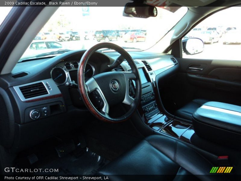 Black Raven / Ebony/Ebony 2009 Cadillac Escalade