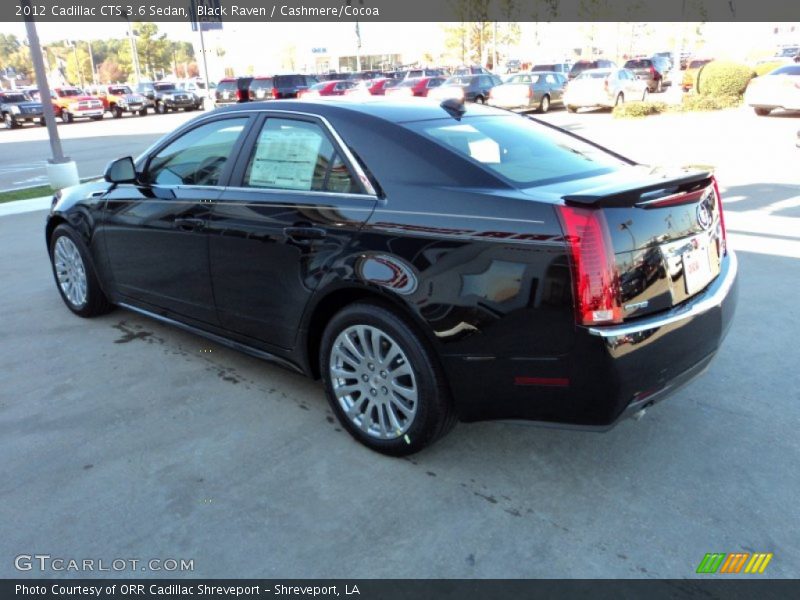 Black Raven / Cashmere/Cocoa 2012 Cadillac CTS 3.6 Sedan