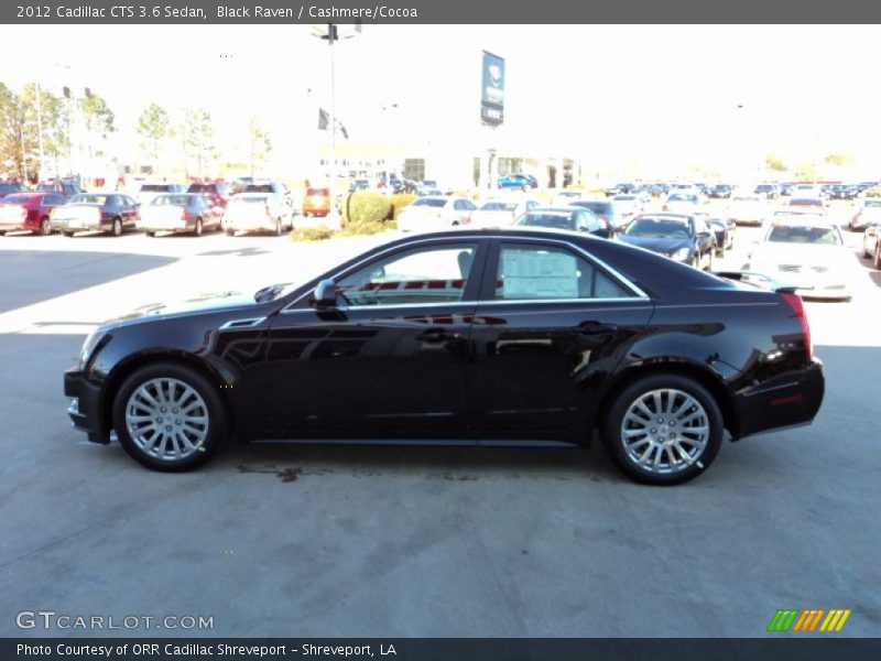 Black Raven / Cashmere/Cocoa 2012 Cadillac CTS 3.6 Sedan
