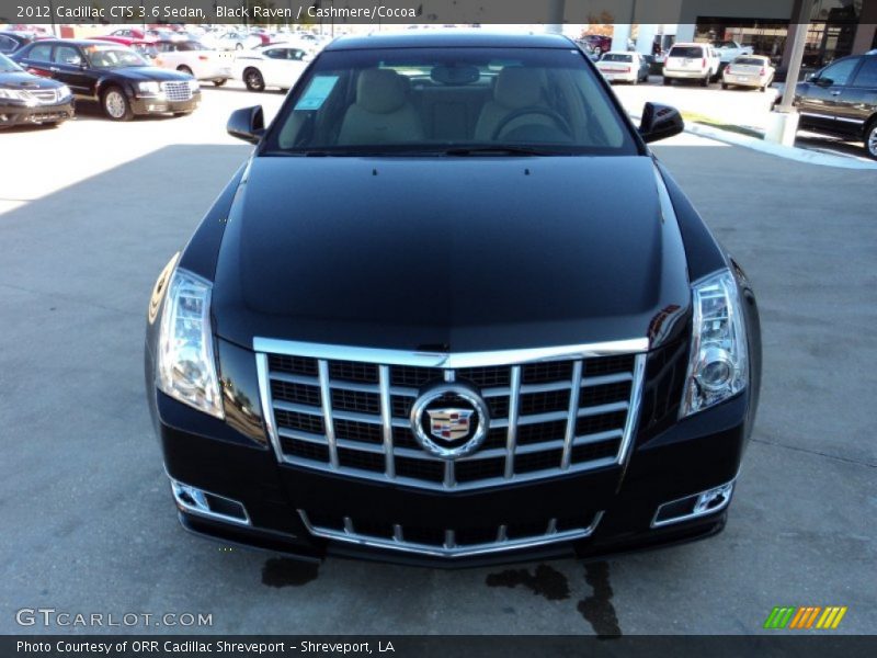 Black Raven / Cashmere/Cocoa 2012 Cadillac CTS 3.6 Sedan