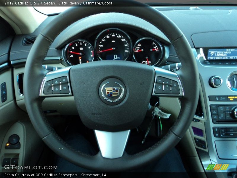 Black Raven / Cashmere/Cocoa 2012 Cadillac CTS 3.6 Sedan