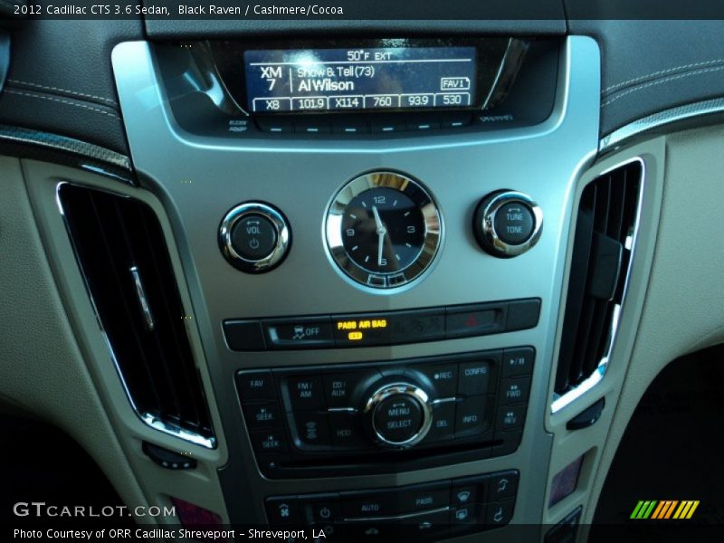Black Raven / Cashmere/Cocoa 2012 Cadillac CTS 3.6 Sedan
