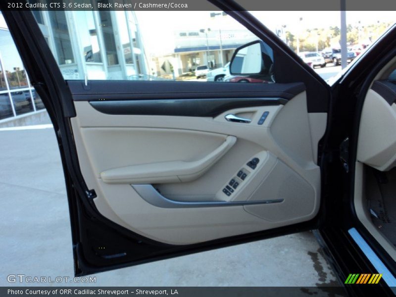 Black Raven / Cashmere/Cocoa 2012 Cadillac CTS 3.6 Sedan