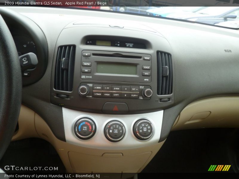 Apple Red Pearl / Beige 2009 Hyundai Elantra GLS Sedan