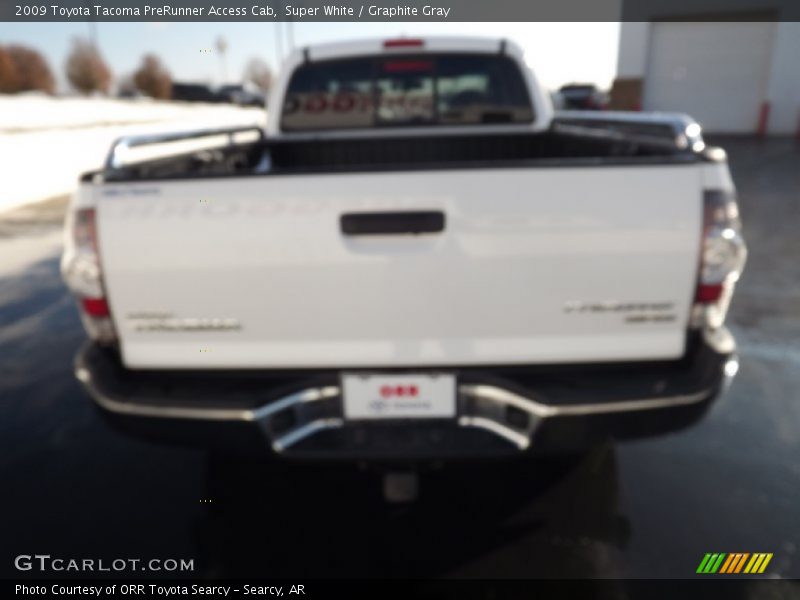 Super White / Graphite Gray 2009 Toyota Tacoma PreRunner Access Cab