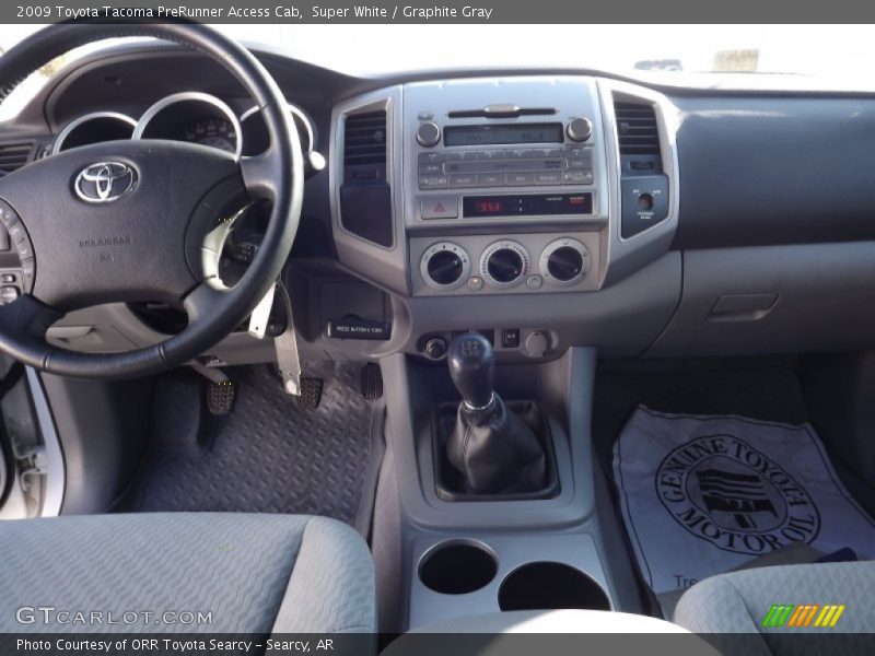 Super White / Graphite Gray 2009 Toyota Tacoma PreRunner Access Cab