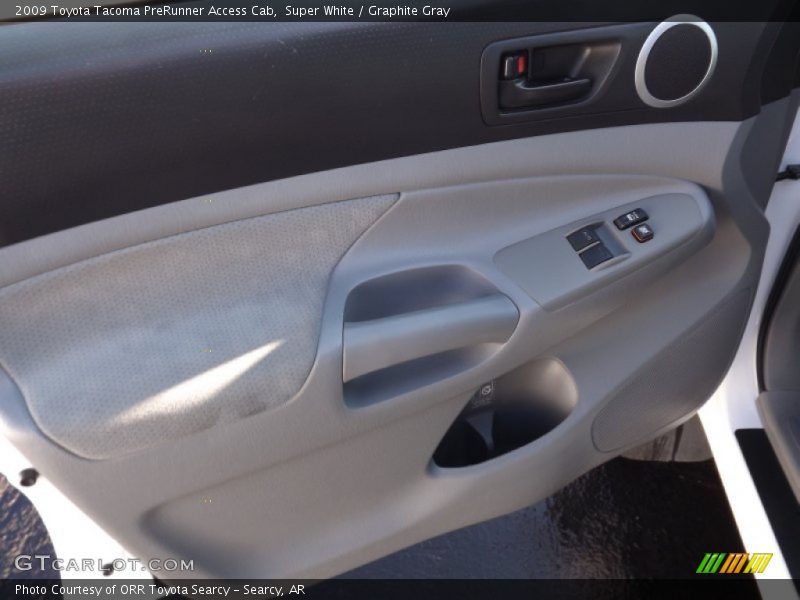 Super White / Graphite Gray 2009 Toyota Tacoma PreRunner Access Cab