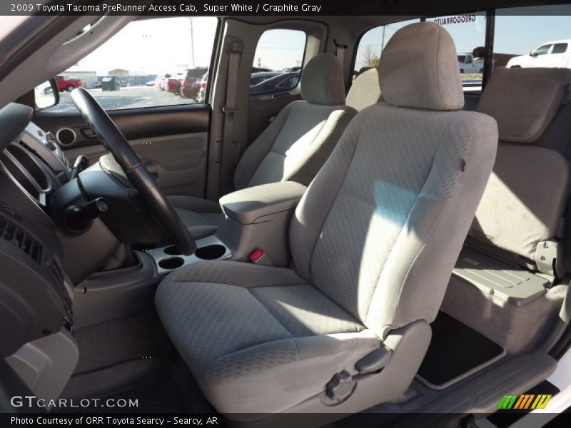 Super White / Graphite Gray 2009 Toyota Tacoma PreRunner Access Cab