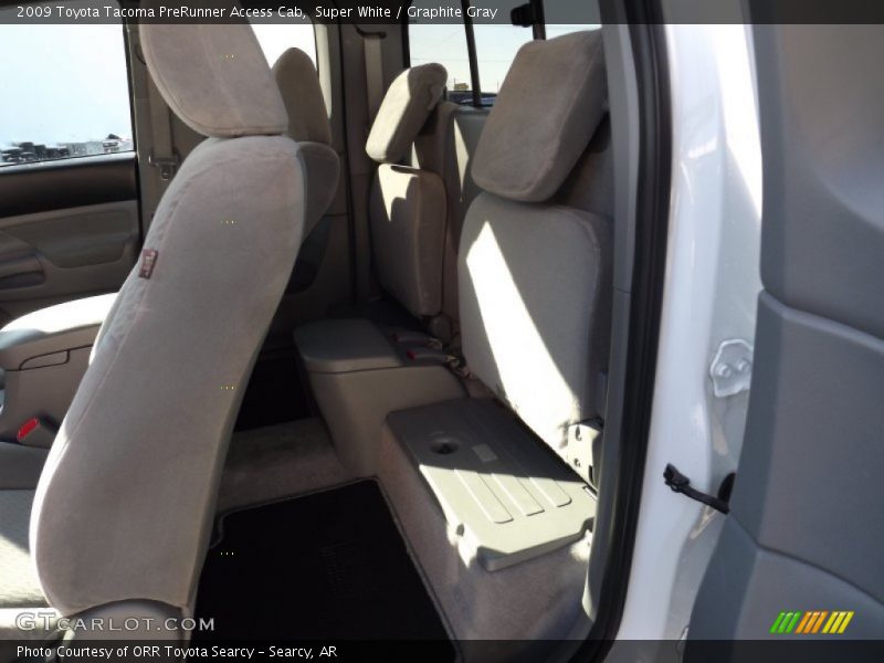 Super White / Graphite Gray 2009 Toyota Tacoma PreRunner Access Cab