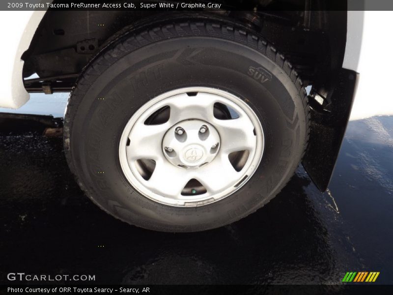 Super White / Graphite Gray 2009 Toyota Tacoma PreRunner Access Cab