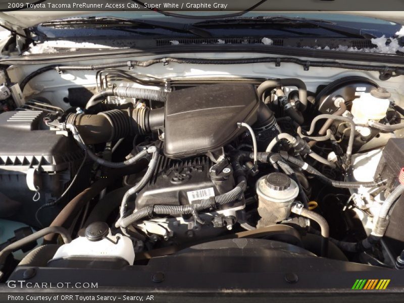 Super White / Graphite Gray 2009 Toyota Tacoma PreRunner Access Cab