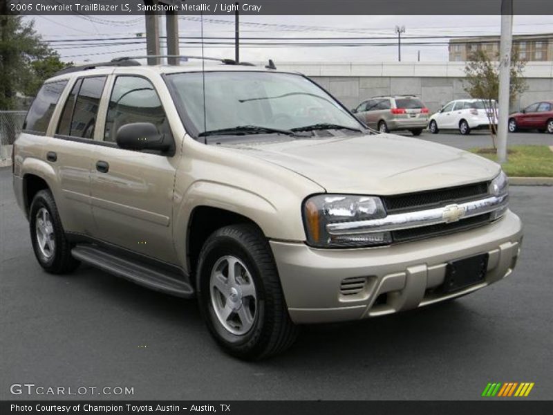 Sandstone Metallic / Light Gray 2006 Chevrolet TrailBlazer LS