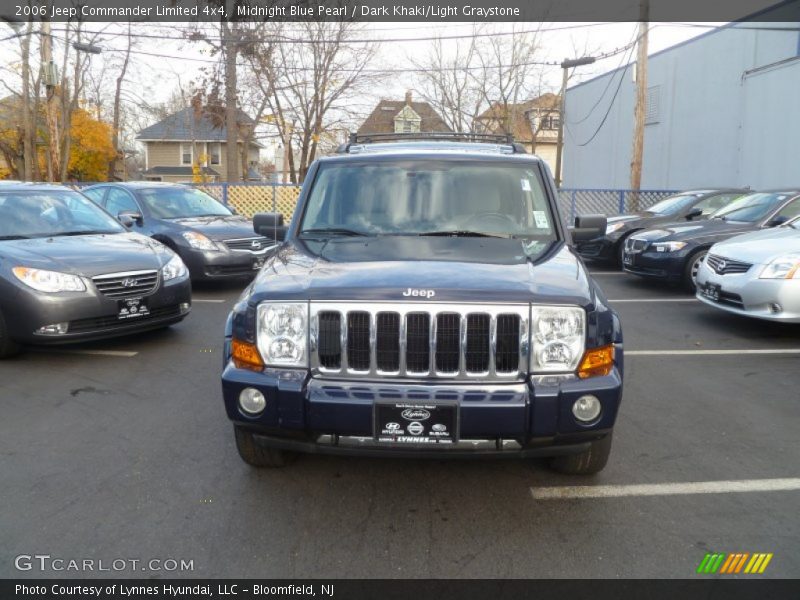 Midnight Blue Pearl / Dark Khaki/Light Graystone 2006 Jeep Commander Limited 4x4