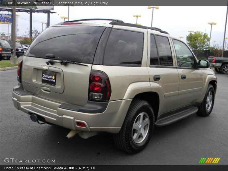 Sandstone Metallic / Light Gray 2006 Chevrolet TrailBlazer LS